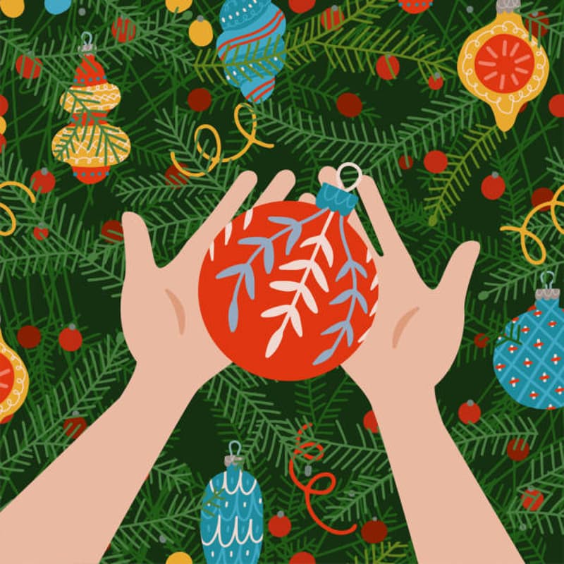 Cover Image for Christmas Ornament Making Social - Fall '25 Art & Creativity Series