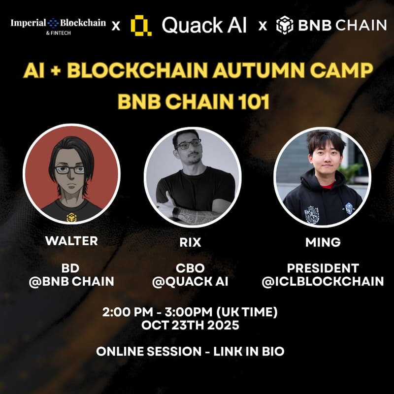 Cover Image for AI + Blockchain Autumn Camp - Bnb chain 101