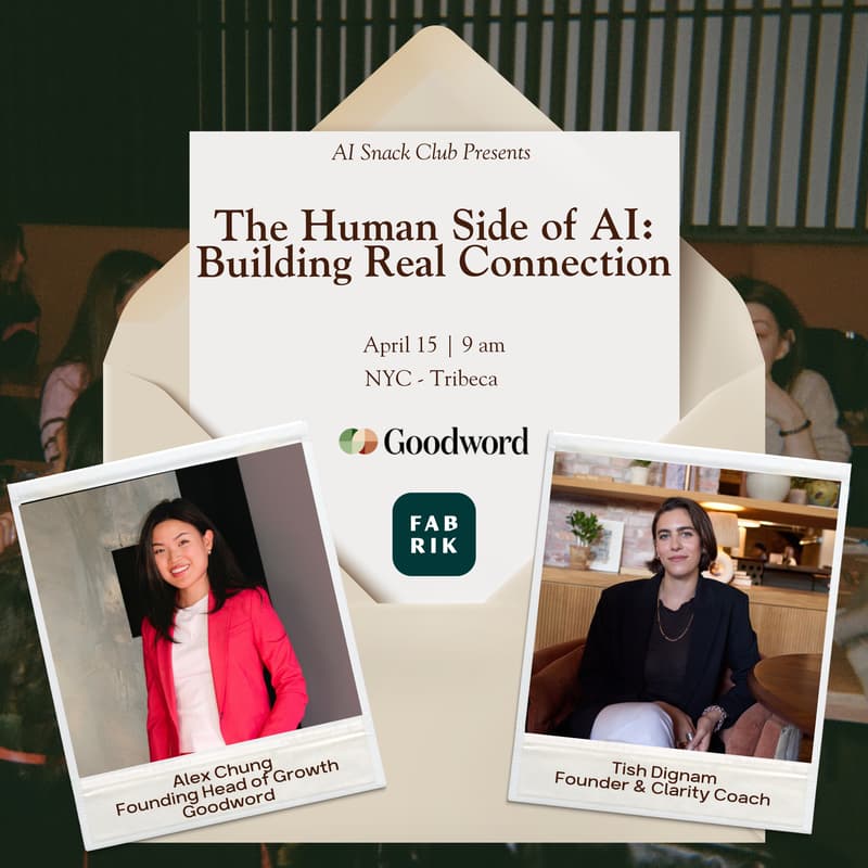 Cover Image for The Human Side of AI: Building Real Connection with Goodword