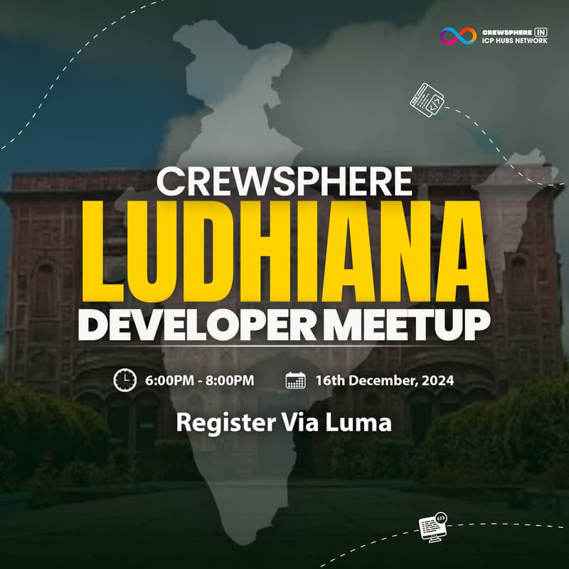Cover Image for Crewsphere Ludhiana Developer Meetup