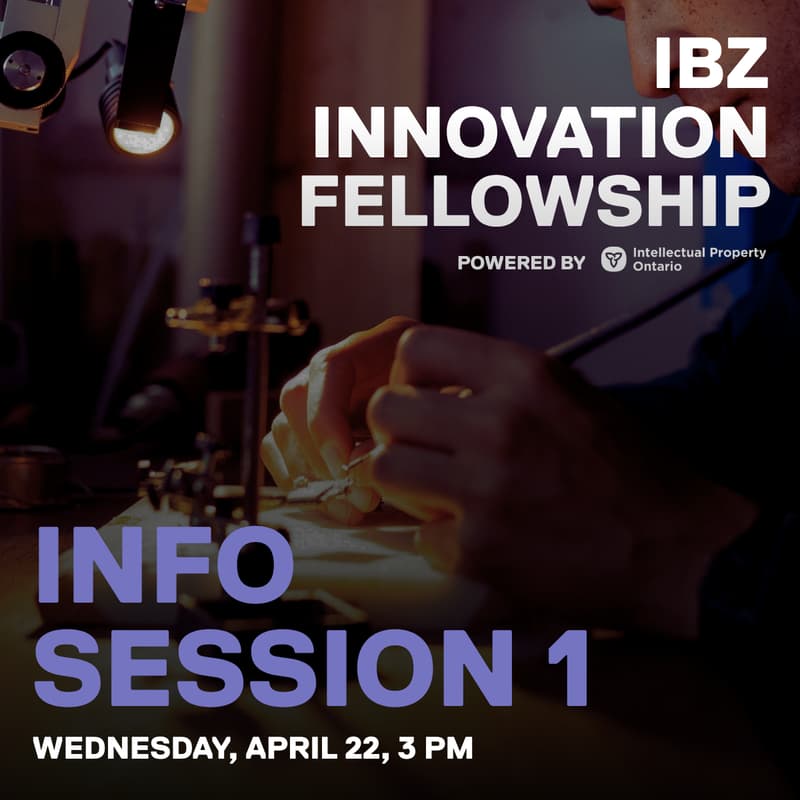 Cover Image for INFO SESSION 1: IBZ Innovation Fellowship. Powered by IPON
