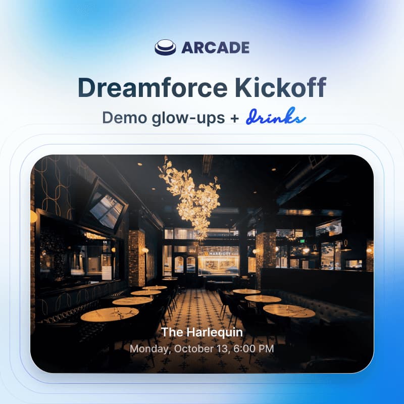 Cover Image for Dreamforce Kickoff: Demo Glow-ups + Drinks