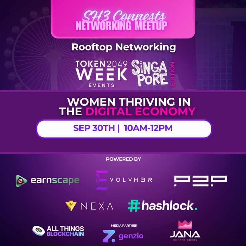 Cover Image for SH3 Connects Networking Meetup: Singapore Edition Token2049