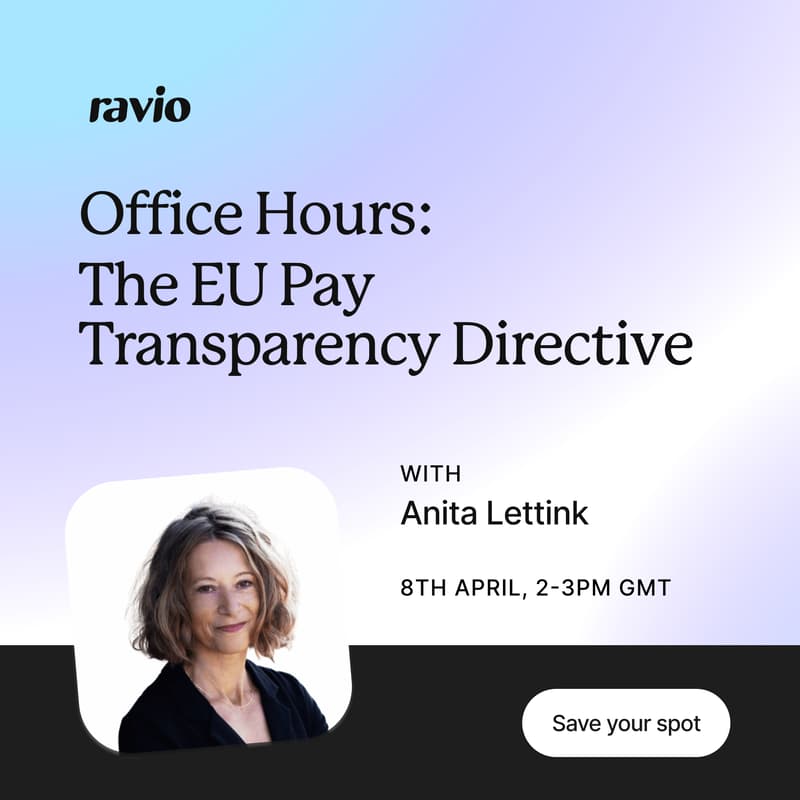 Cover Image for Ravio Office Hours: EUPTD with Anita Lettink