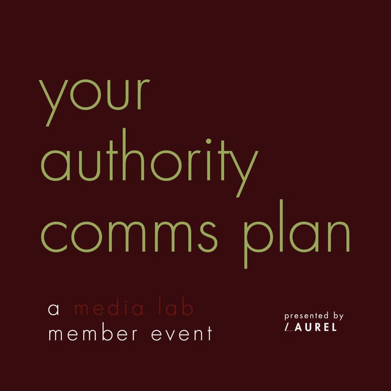 Cover Image for workshop: your Q2 authority comms plan