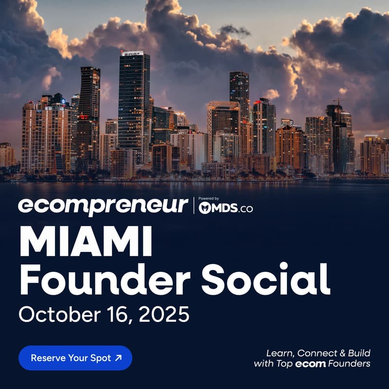 Cover Image for Miami Ecom Founder Social Oct 2025