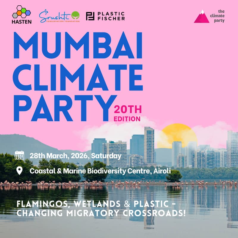 Cover Image for Mumbai Climate Party | Flamingos, wetlands & plastic - changing migratory crossroads!