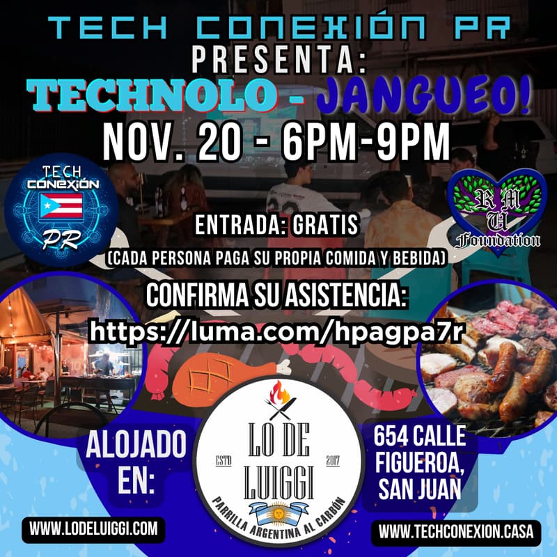 Cover Image for Tech Conexión PR Presents: "Technolo-Jangueo!"