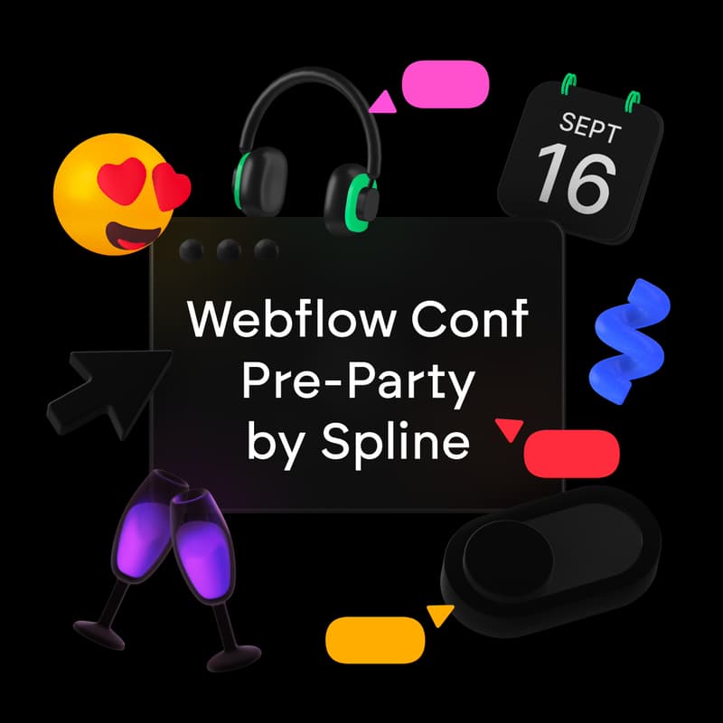 Cover Image for Spline’s Webflow Conf Rooftop Pre-party
