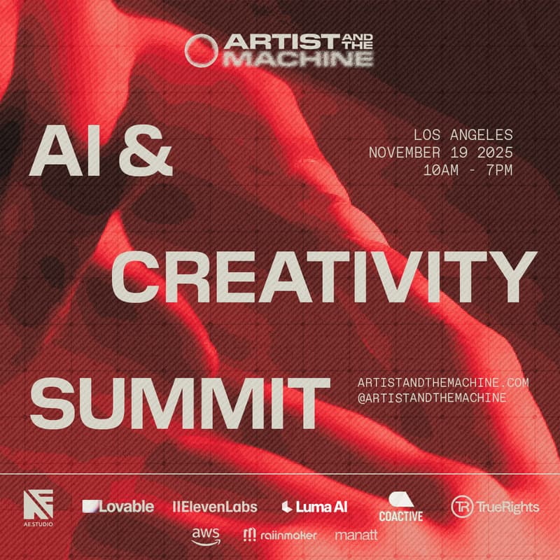 Cover Image for Artist and the Machine presents THE AI & CREATIVITY SUMMIT: LA Edition