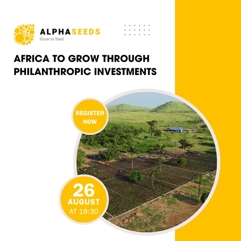 Cover Image for Africa to grow through philanthropic investments (in agribusinesses)