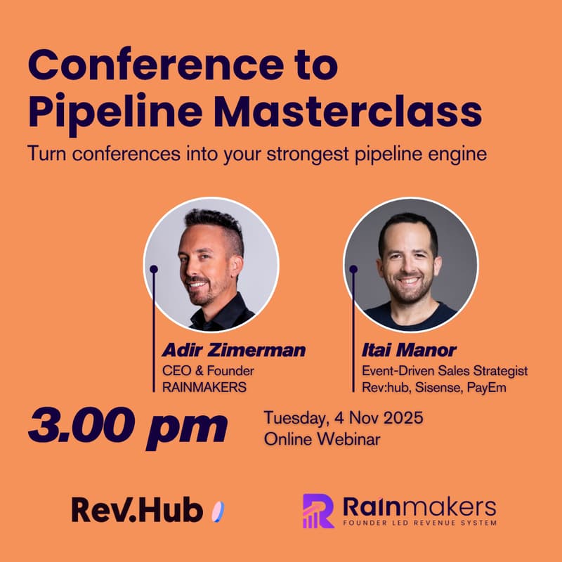 Cover Image for Conference to Pipeline Masterclass