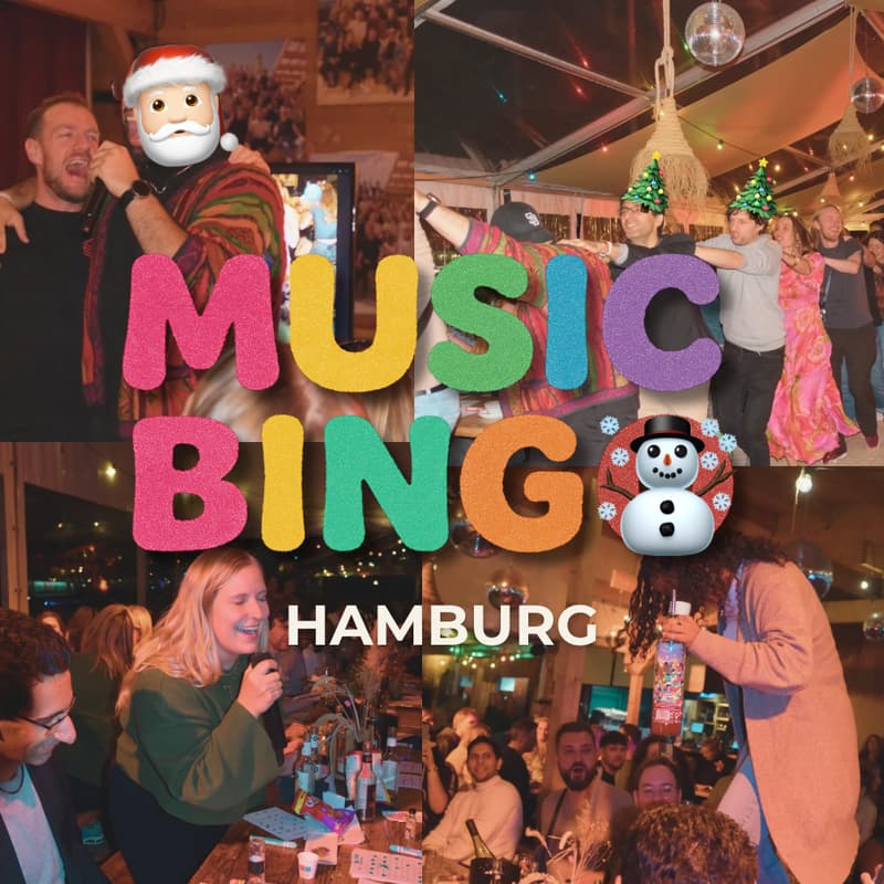 Cover Image for Christmas Music Bingo🎵🎤🎅🏻🪩