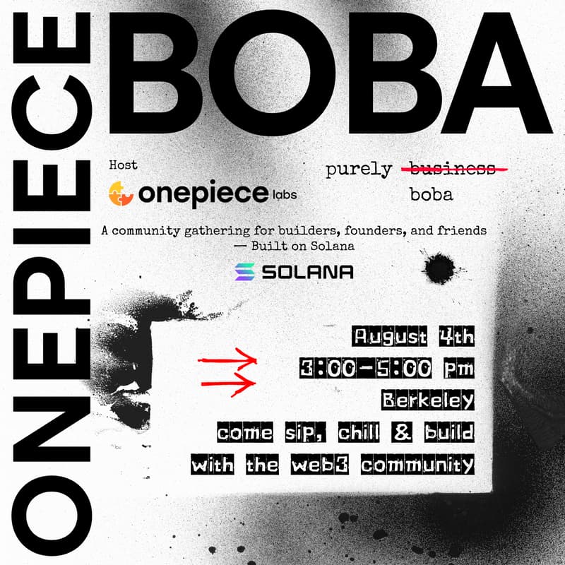 Cover Image for OnePiece Boba @ SBC’25