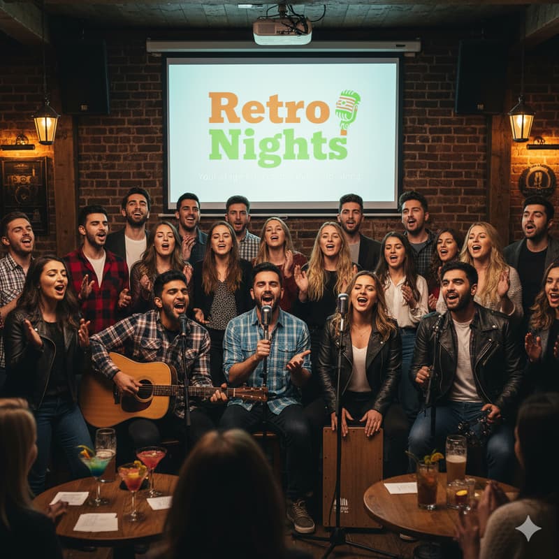 Cover Image for Retro Nights: Your community sing-along stage