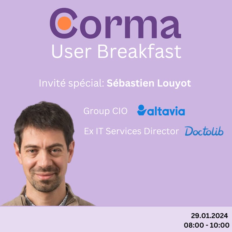 Cover Image for Save the date: Corma's User Breakfast