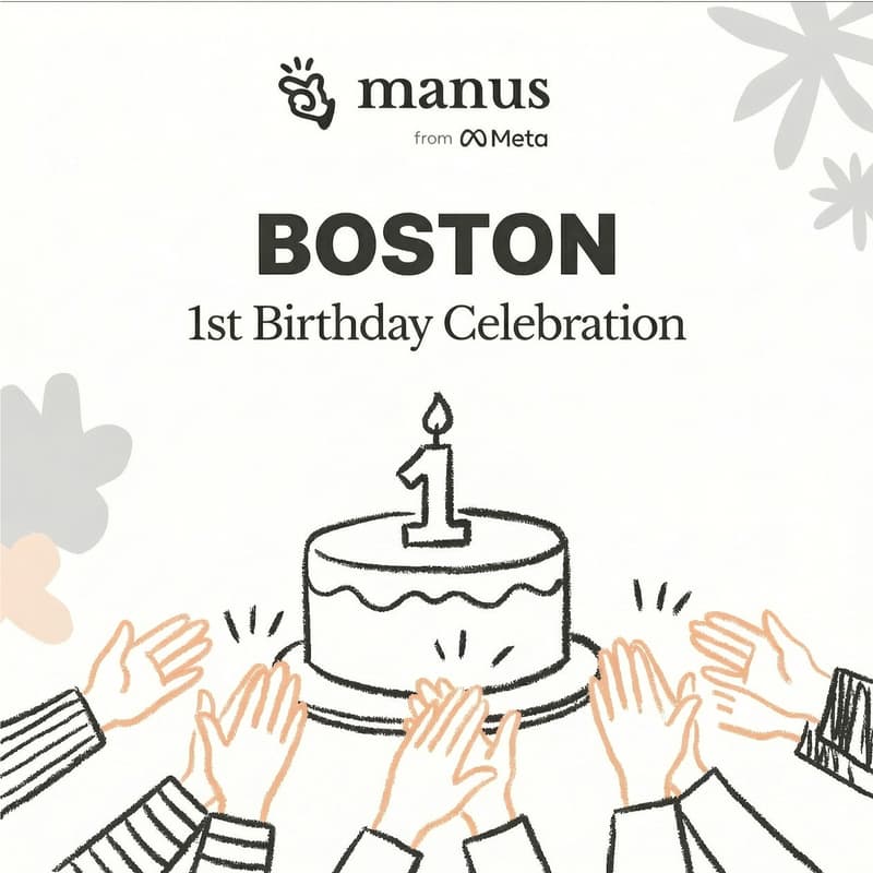 Cover Image for Manus First Birthday Party · Boston