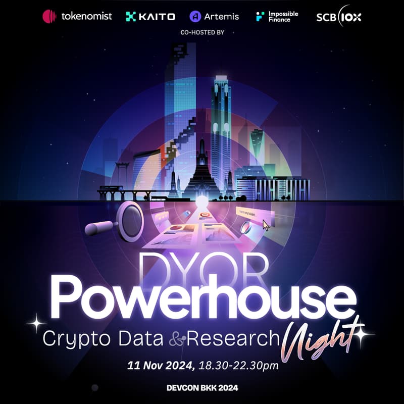 Cover Image for DYOR Powerhouse: Crypto Data and Research Night