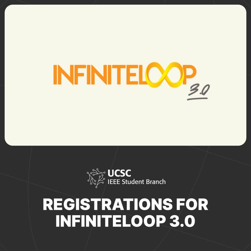 Cover Image for Registrations for InfiniteLoop 3.0