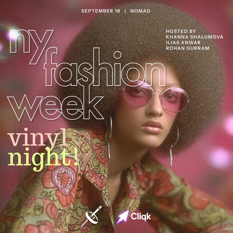 Cover Image for NYFW Vinyl Night!