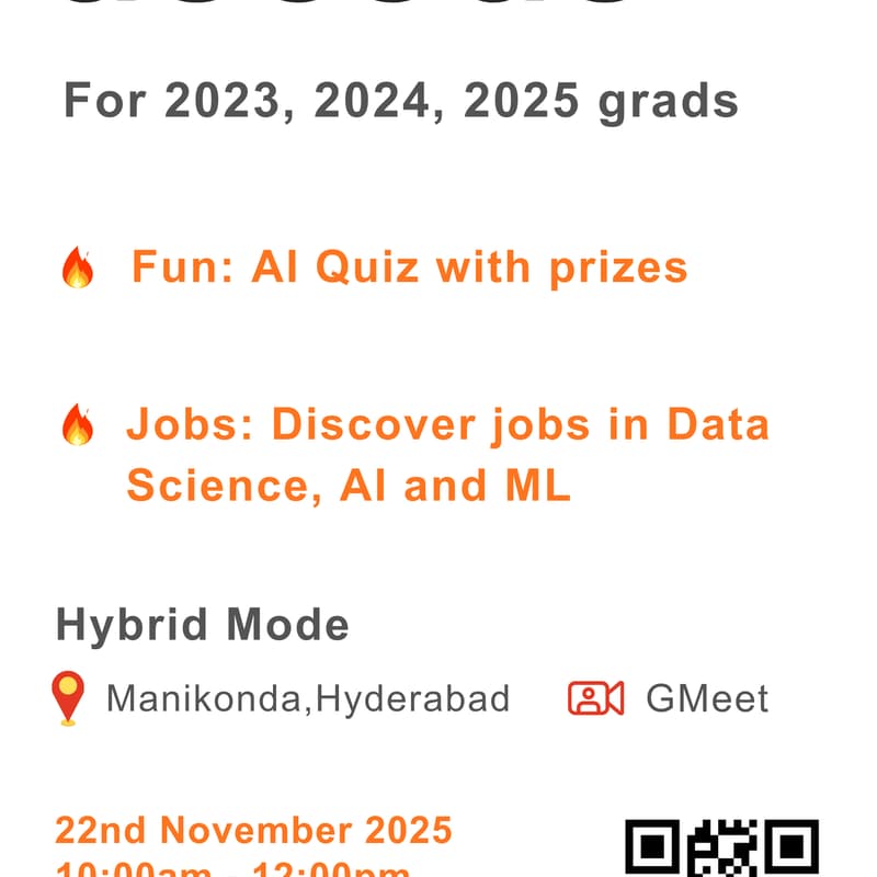 Cover Image for Decode.ai: Jobs Fair for 2023, 2024 and 2025 graduates