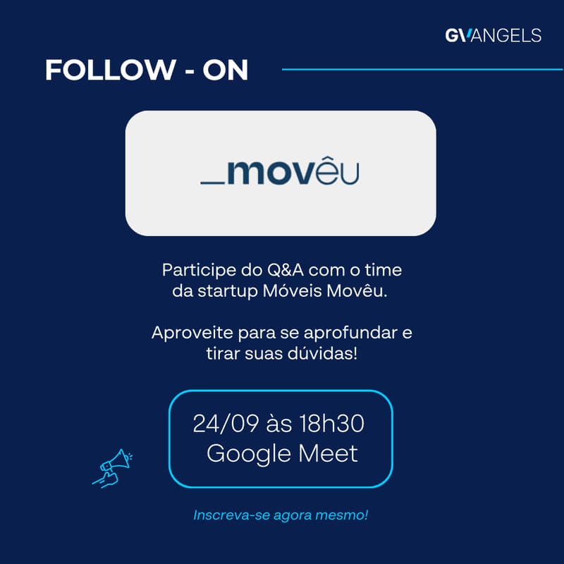 Cover Image for Follow-On Móveis Movêu - Investida GVA
