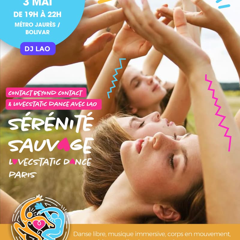 Cover Image for Ecstatic Dance Paris + CBC avec DJ Lao