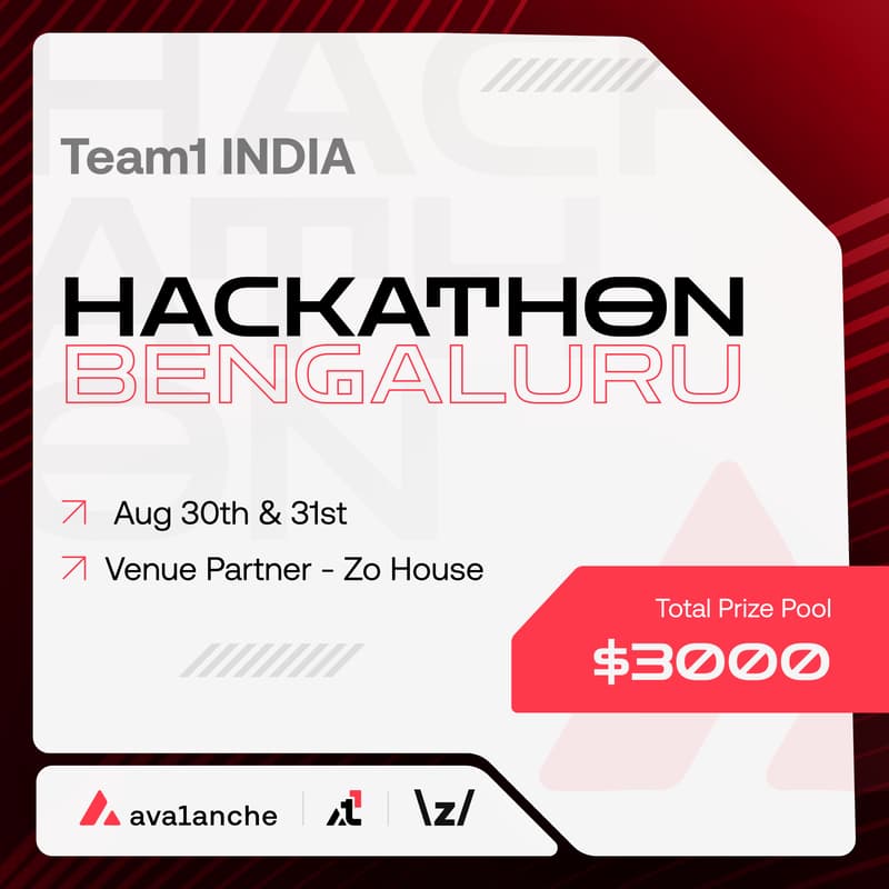 Cover Image for Team1 Hackathon: Bengaluru