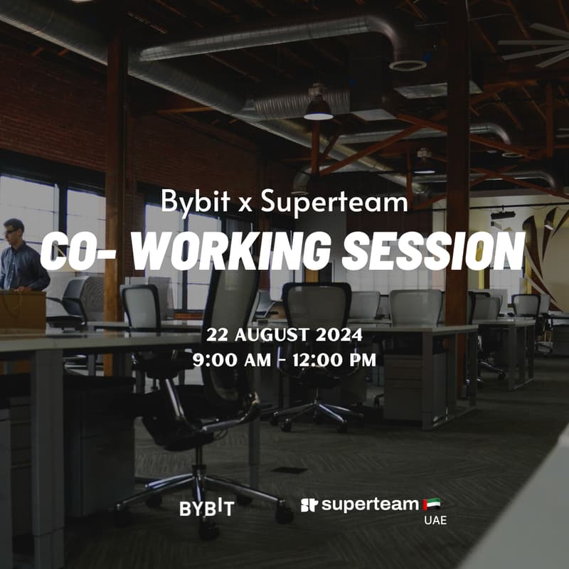 Cover Image for Superteam x Bybit:  Co- Working Session