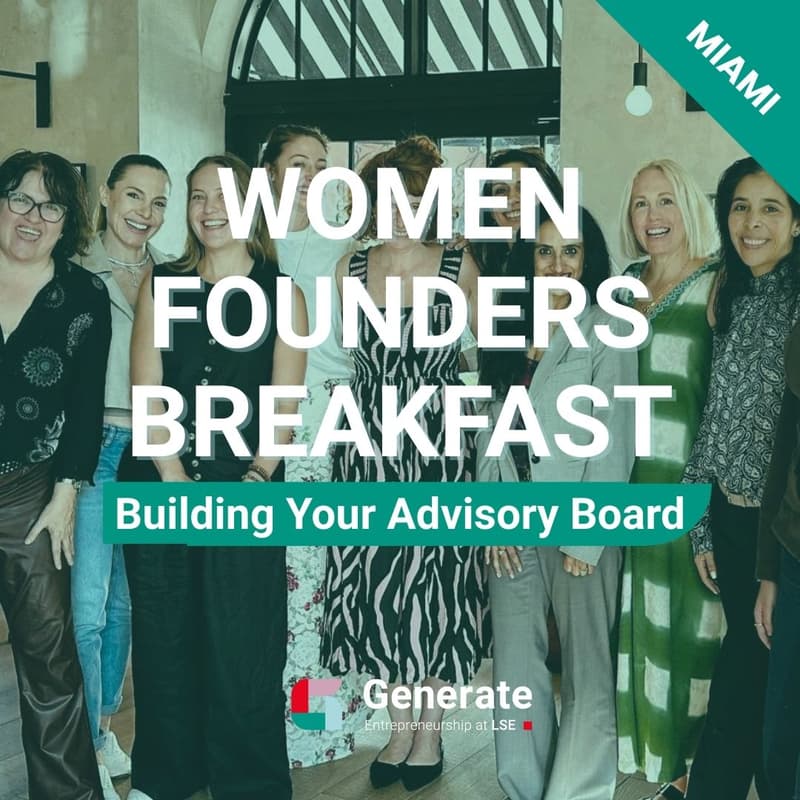 Cover Image for Founders Breakfast : Building Your Advisory Board (Coconut Grove)