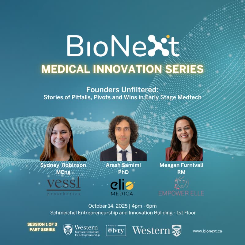 Cover Image for Medical Innovation Series: Founders Unfiltered  - Stories of Pitfalls, Pivots and Wins in Early Stage Medtech