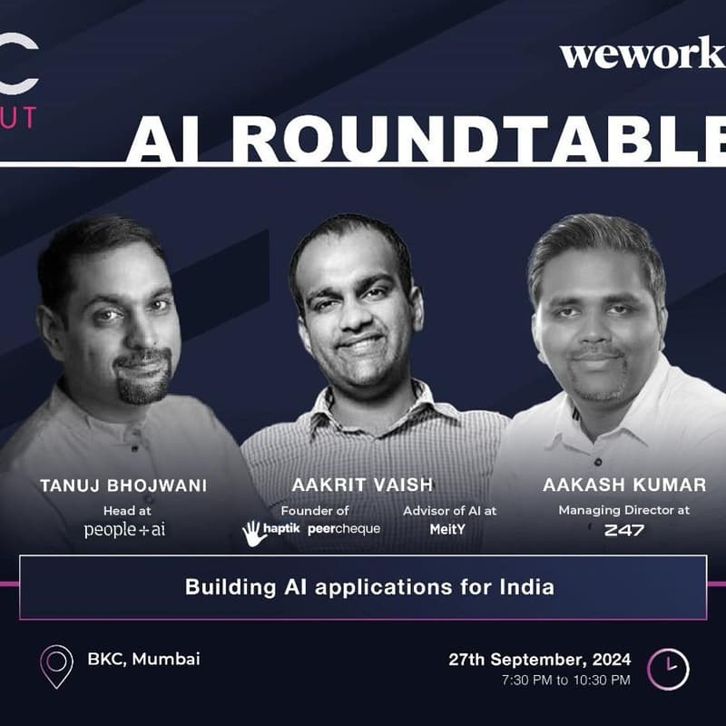 Cover Image for DeVC x WeWork Labs DugOut: Building AI Applications for India