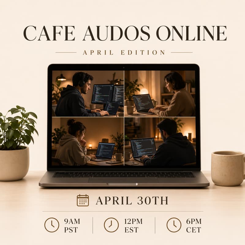 Cover Image for Cafe Audos Online: From Idea to Business in 90 Minutes