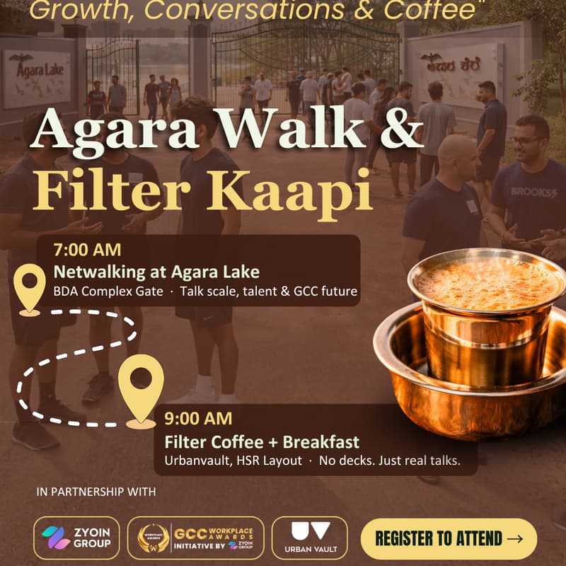 Cover Image for Agara Walks & Filter Kaapi: All Things GCC
