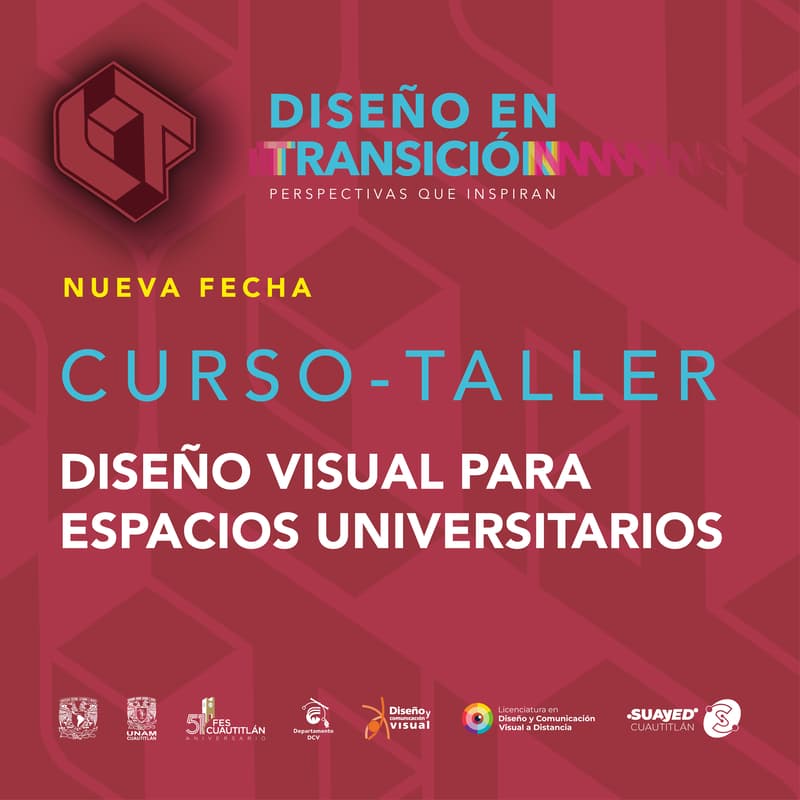 Foto de portada de Curso-Taller: Diseño visual para espacios universitarios