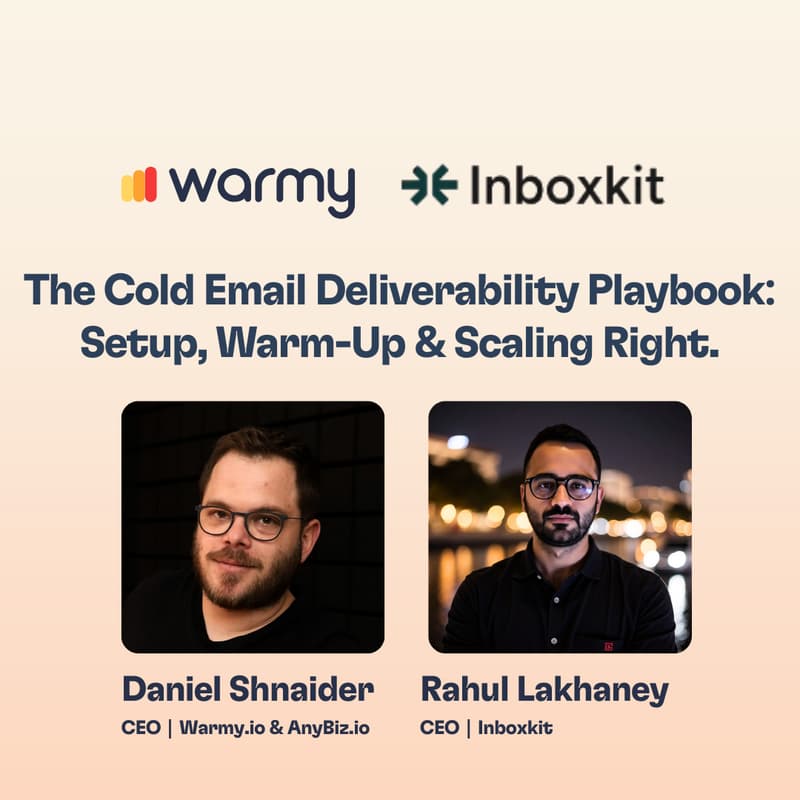 Cover Image for The Cold Email Deliverability Playbook: Setup, Warm-Up & Scaling Right