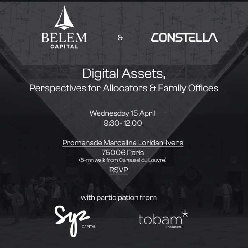 Cover Image for Belem Capital & Constella Capital - Actifs Numériques: Perspectives Allocateurs & Family Offices