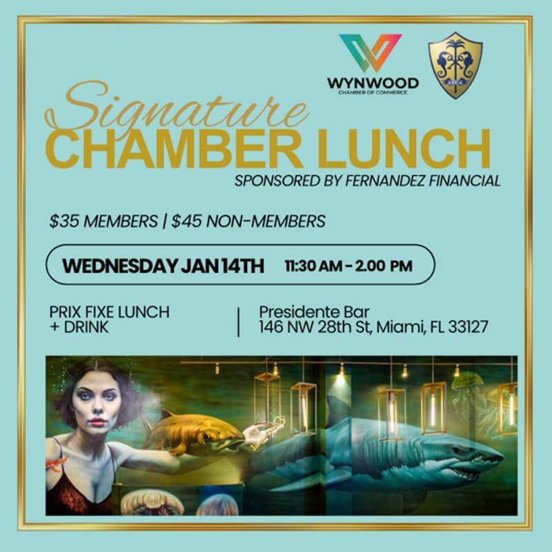 Cover Image for Wynwood Chamber Lunch at Presidente Bar