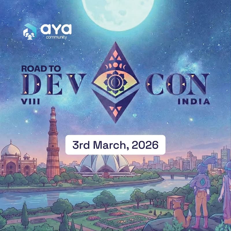 Cover Image for Road to Devcon 8 with Aya Community