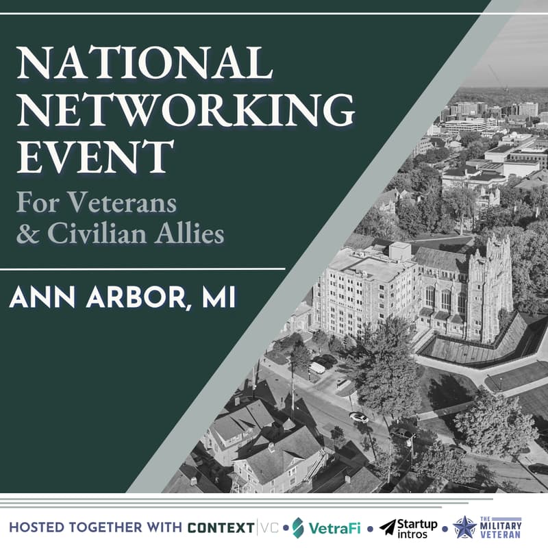 Cover Image for Ann Arbor Military Veteran & Civilian Allies Networking Event