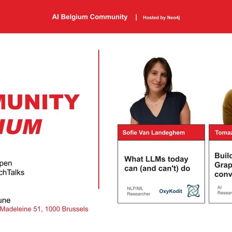 Cover Image for AI Belgium community - Agentic AI Applications with Graphs & Open-Weight Models