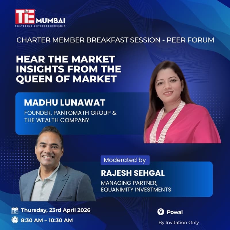 Cover Image for TiE Mumbai - Peer Forum with Madhu Lunawat