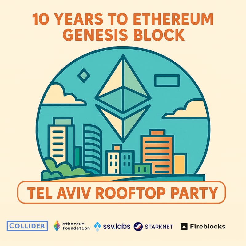 Cover Image for Ethereum 10 Year Anniversary Tel Aviv