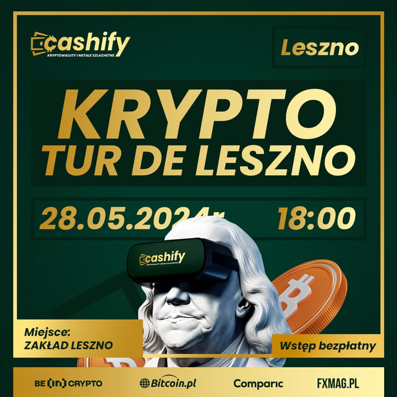 Cover Image for Krypto Tur de Leszno 28.05 | Cashify