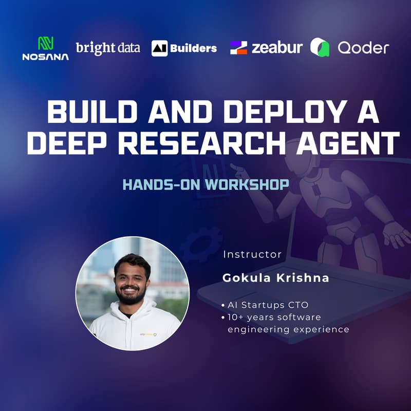 Cover Image for Build and Deploy a Deep Research AI Agent