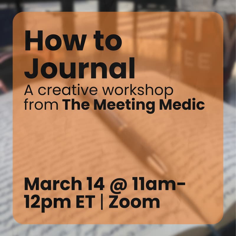 Cover Image for How To Journal - The Workshop