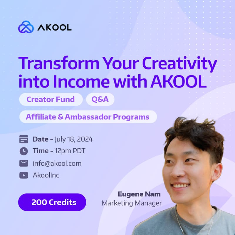 Cover Image for Transform Your Creativity into Income with AKOOL
