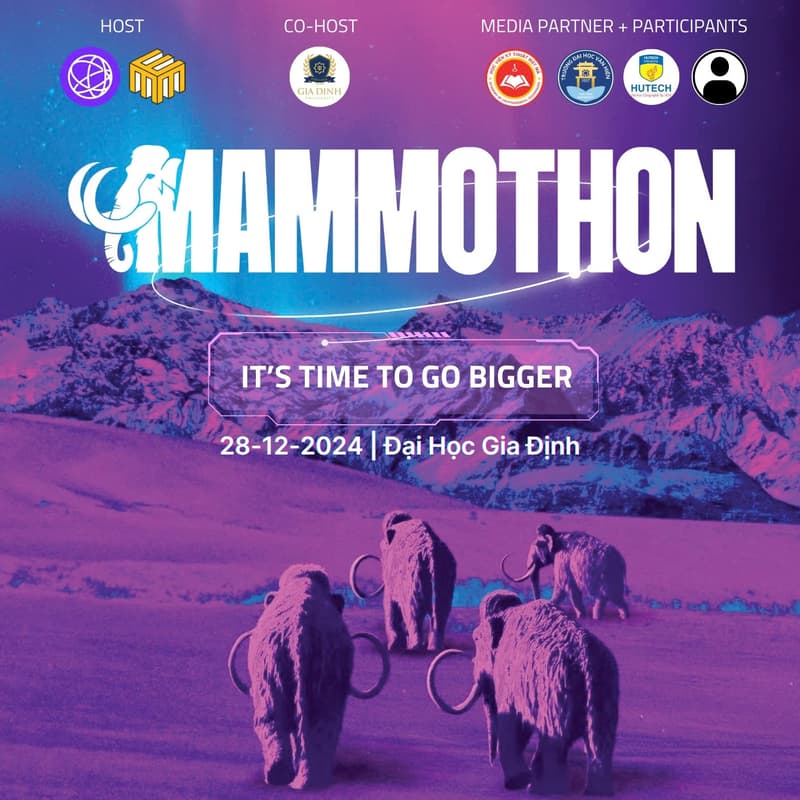 Cover Image for Khai mạc "MAMMOTHON" - Hackathon Việt nam