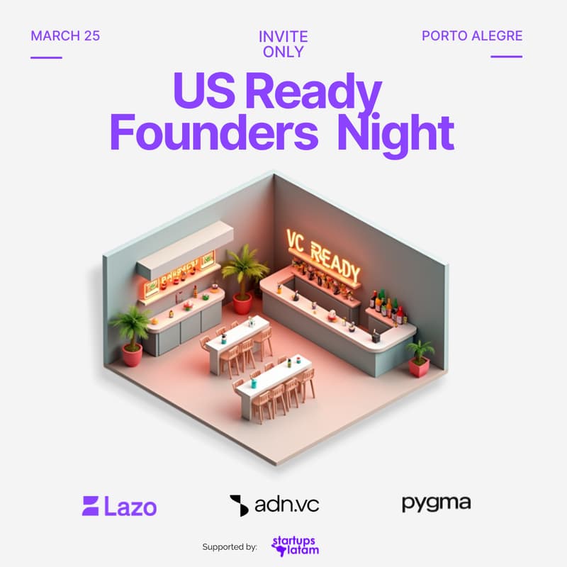 Cover Image for US Ready founders Night by Lazo, Pygma & ADN VC