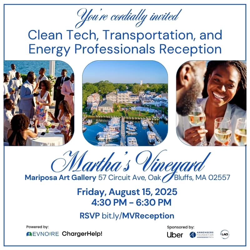 Cover Image for Martha's Vineyard - Clean Tech, Transportation, & Energy Professionals Reception 2025